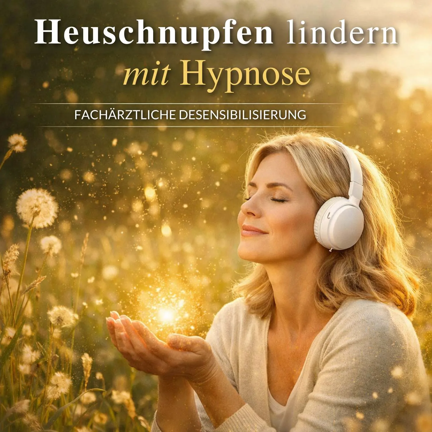 Cover der fachärztlichen Hypnose „Heuschnupfen lindern“ von Dr. Eisfeld zur Pollen-Desensibilisierung.