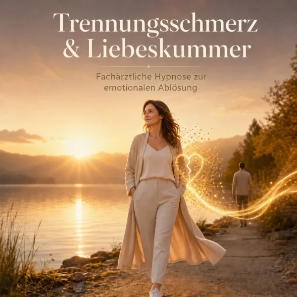 Cover der fachärztlichen Hypnose „Trennungsschmerz & Liebeskummer“ von Dr. Dieter Eisfeld zur emotionalen Heilung.